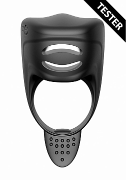 Cock Ring - With C-spot E-stim Massager - Black - Tester..