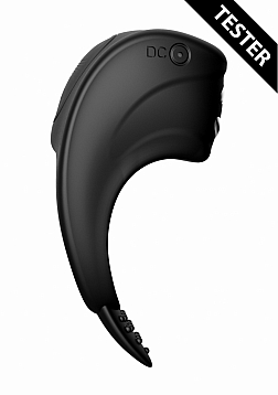 Cock Ring - With C-spot E-stim Massager - Black - Tester..