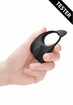 Cock Ring - With C-spot E-stim Massager - Black - Tester..