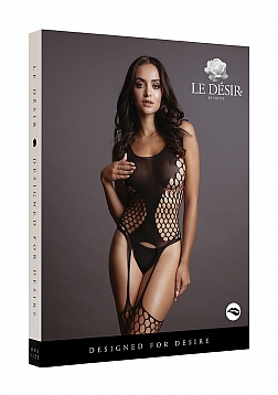 Fence Suspender Bodystocking - One Size