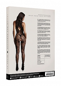 Criss Cross Neck Bodystocking - One Size