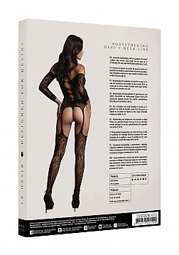 Criss Cross Neck Bodystocking - One Size