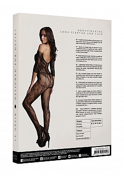 Lace Sleeved Bodystocking - One Size