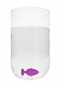 Ribbed Diamond Heart Plug - Extra Large