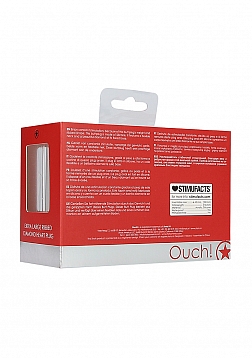 Extra Large Ribbed Diamond Heart Plug - Red..