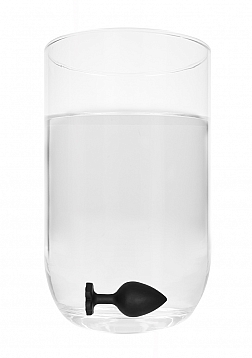 Extra Large Lucky Diamond Butt Plug - Black