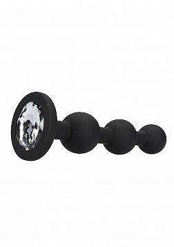 Silicone Beaded Diamond Butt Plug