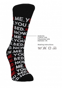 You Me Bed Now Socks  - US Size 2-7,5 / EU Size 36-41