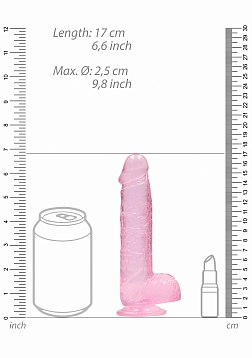 Realistic Dildo with Balls - 6\