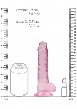 Realistic Dildo with Balls - 7\