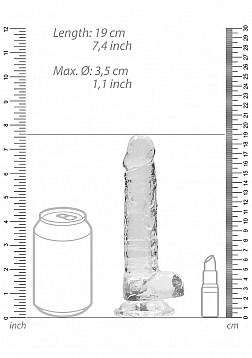 Realistic Dildo with Balls - 7\