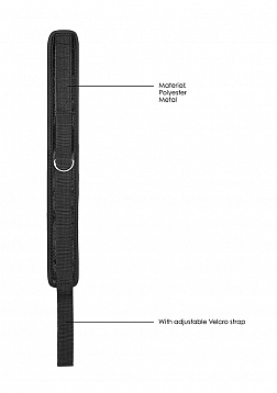 Velvet Adjustable Collar with Leash