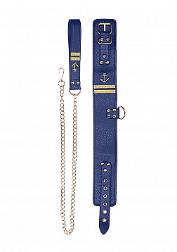 Collar with Leash - Sailor Theme
