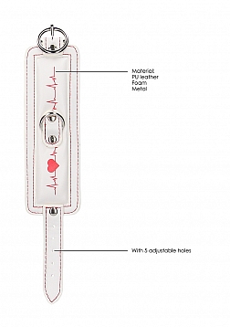 Wrist Cuffs - Nurse Thme - White..