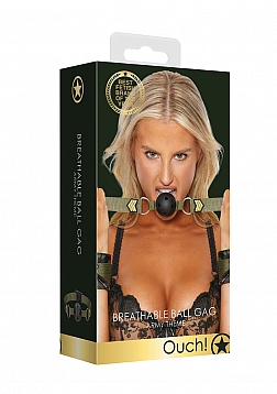 Breathable Ball Gag - Army Theme