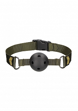 Breathable Ball Gag - Army Theme
