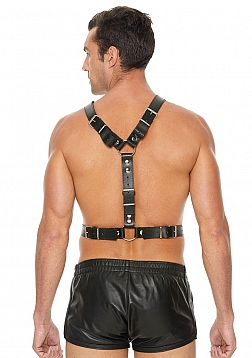Twisted Bit Leather Harness - One Size