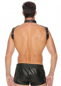 Men\'s Harness with Collar - One Size