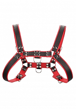 Bulldog Leather Chest Harness - L/XL