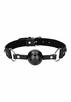 Breathable Ball Gag with with Diamond Studded Straps