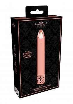 Royal Gems - Shiny - ABS Rechargeable Bullet - Rose Gold..