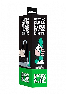 Glow in the Dark Dicky Soap with Balls