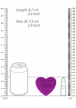 Heart Soap - Dirty Love - Lavender Scented