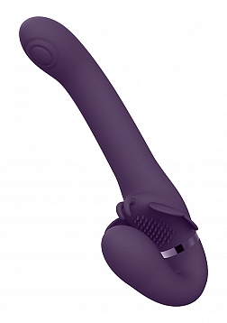 Satu - Pulse-Wave & Vibrating Strapless Strapon