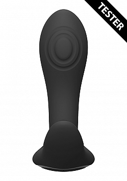 VIVE-KATA Rechargeable Triple Motor Hands-Free Silicone Vibrator - Black..