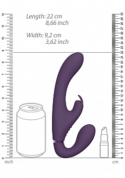 Suki - Vibrating Strapless Strap-on Rabbit