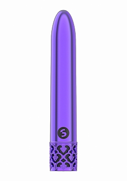Royal Gems - Shiny - ABS Rechargeable Bullet - Purple..