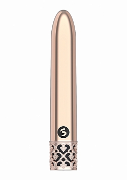 Royal Gems - Shiny - ABS Rechargeable Bullet - Rose Gold..