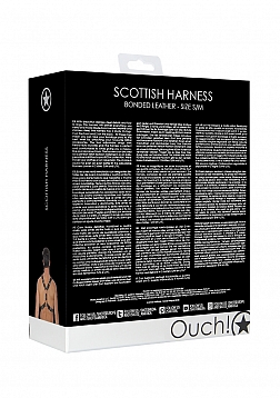 Scottish Leather Harness - S/M