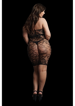 Star Rhinestone Dress - Plus Size