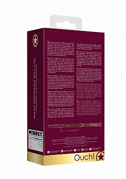 Waist Belt with Bondage Rings - L/XL