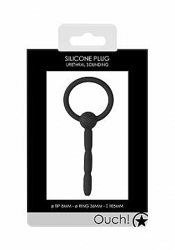Silicone Penis Plug with Ring - 0.3\