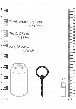 Silicone Penis Plug with Ring - 0.3\