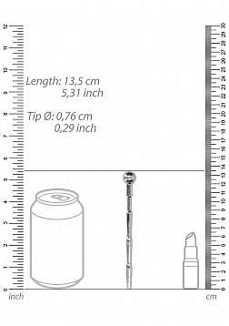 Long Hollow Penis Plug - 0.3\