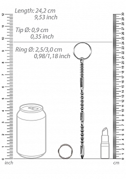 Stainless Steel Ribbed Dilator - 0.4\