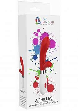Achilles - Ultra Soft Silicone - 10 Speeds - Red