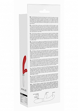 Achilles - Ultra Soft Silicone - 10 Speeds - Red