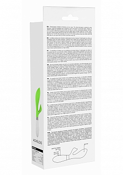 Achelois - Ultra Soft Silicone - 10 Speeds - Neon Green..