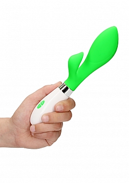 Achelois - Ultra Soft Silicone - 10 Speeds - Neon Green..