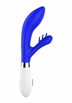 Agave - Ultra Soft Silicone - 10 Speeds - Neon Royal Blue..