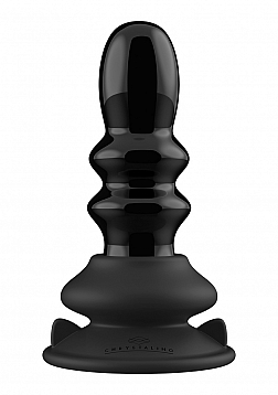 Ribbly - Witch Suction Cup and Remote - 10 Speed - Black