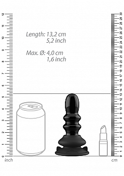 Ribbly - Witch Suction Cup and Remote - 10 Speed - Black