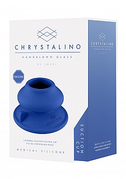 Chrystalino - Silicone Suction Cup - Blue