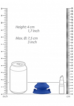 Chrystalino - Silicone Suction Cup - Blue