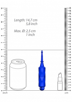 Circe - ABS Bullet With Silicone Sleeve - 10-Speeds - Royal Blue..