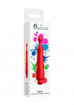 Dido - ABS Bullet With Silicone Sleeve - 10-Speeds - Red..